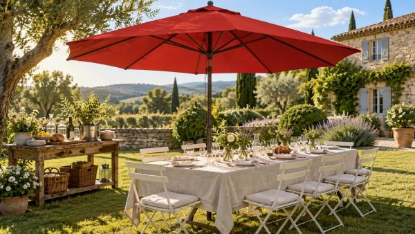 Les meilleurs parasols rouges de 300 cm pour vos événements en plein air